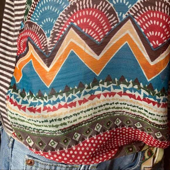 MATERIAL GIRL Women Top Size M Sleeveless Front Multicolor Strapped on B… - Picture 9 of 9